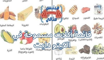 قائمة أكلات مسموحة في الكيتو دايت