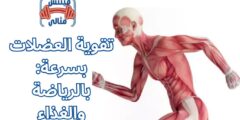 تقوية العضلات بسرعة: بالرياضة والغذاء